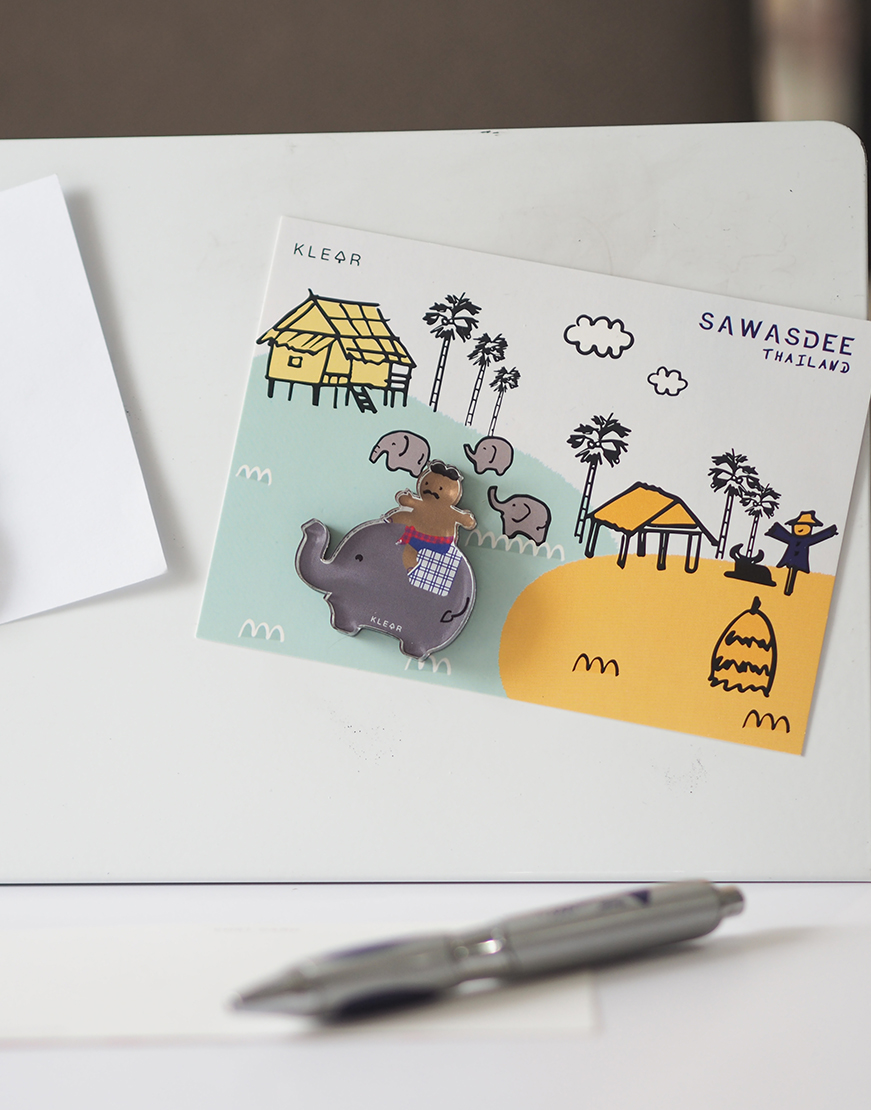 Sawasdee-Thai-herdsboy-Marhout-magnet-green